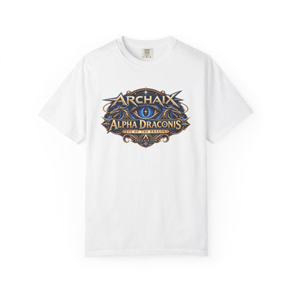 ARCHAIX Alpha Draconis graphic tee product mockup