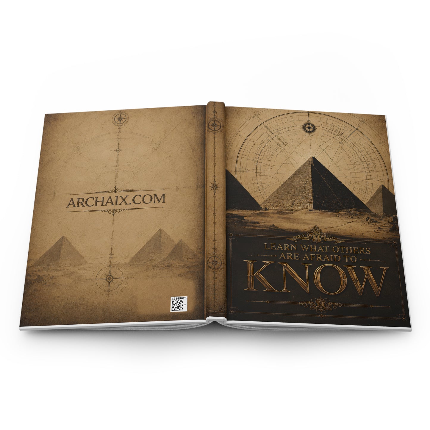 ARCHAIX Learn What Others Are Afraid to Know 5.75 × 8 hardcover journal