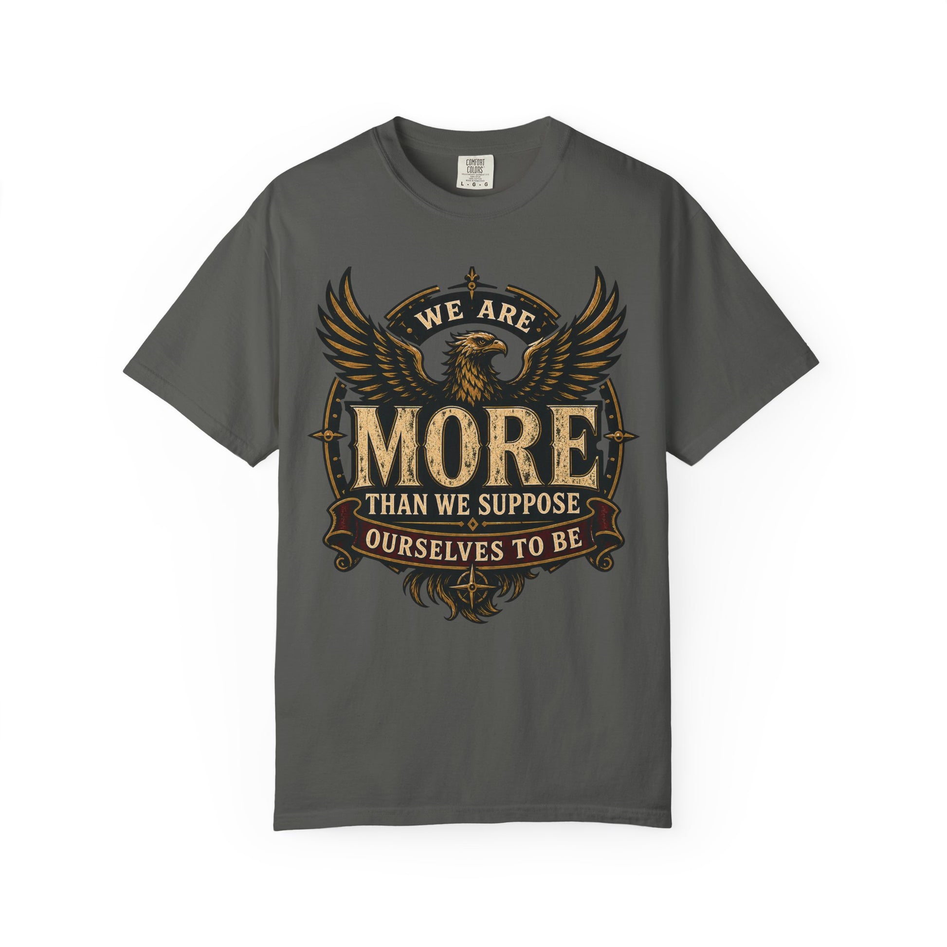 We Are More Than We Suppose Ourselves to Be vintage graphic T-shirt product image