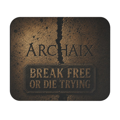 ARCHAIX Break Free or Die Trying 9 × 8 mouse pad