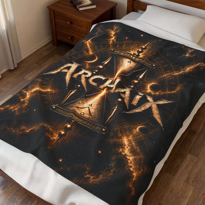 ARCHAIX Hourglass velveteen plush blanket additional product view