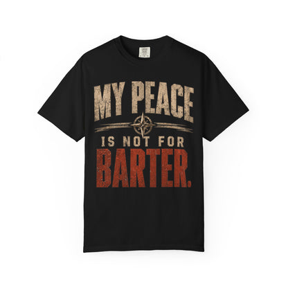 My Peace Is Not for Barter distressed compass T-shirt product image