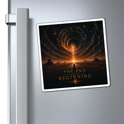 ARCHAIX The End From the Beginning magnet in multiple square sizes