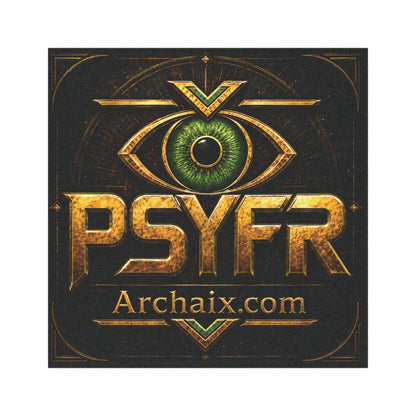 PSYFR Eye Logo Archaix.com 5 × 5 car magnet product image