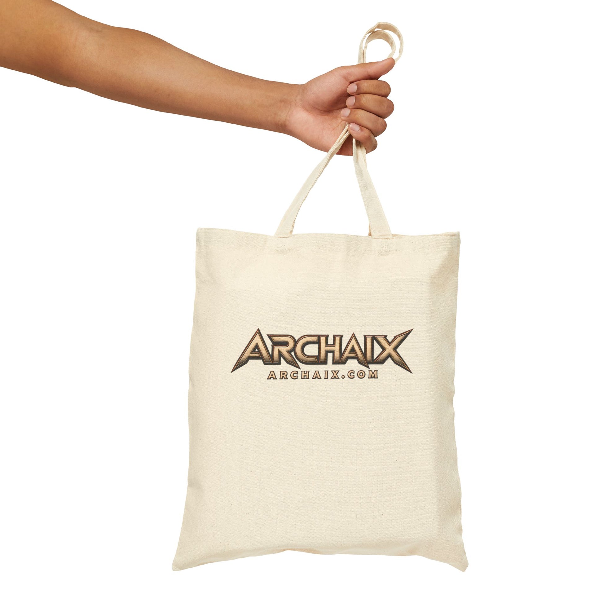 ARCHAIX dimensional wordmark cotton canvas tote product image
