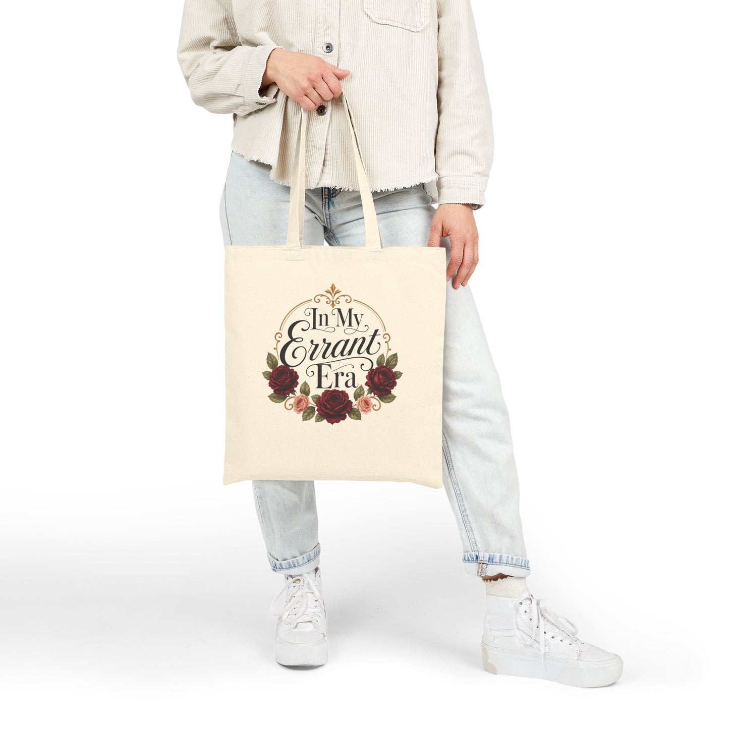 In My Errant Era floral canvas tote product image