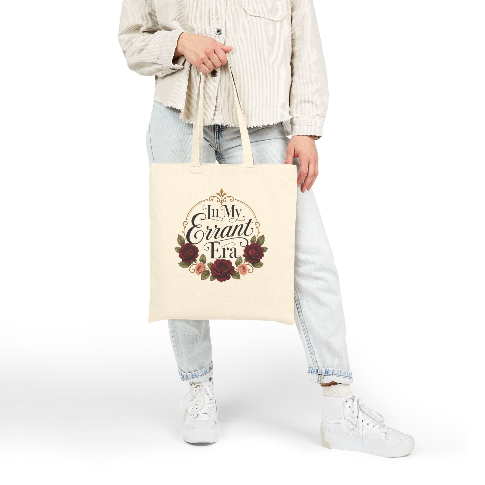 In My Errant Era floral canvas tote product image