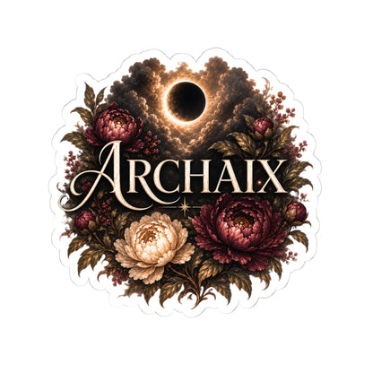 ARCHAIX Floral Eclipse floral vinyl sticker alternate product view