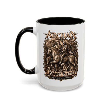 Knight Errant ARCHAIX horse-and-rider mug product view
