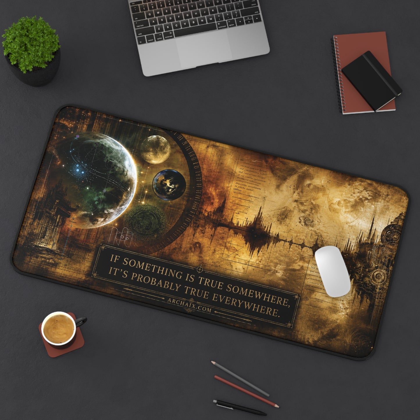 ARCHAIX Stellar Schematics 32 × 16 desk mat
