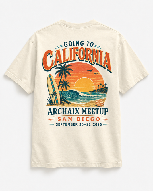 ARCHAIX Beach Club garment-dyed T-shirt listing image
