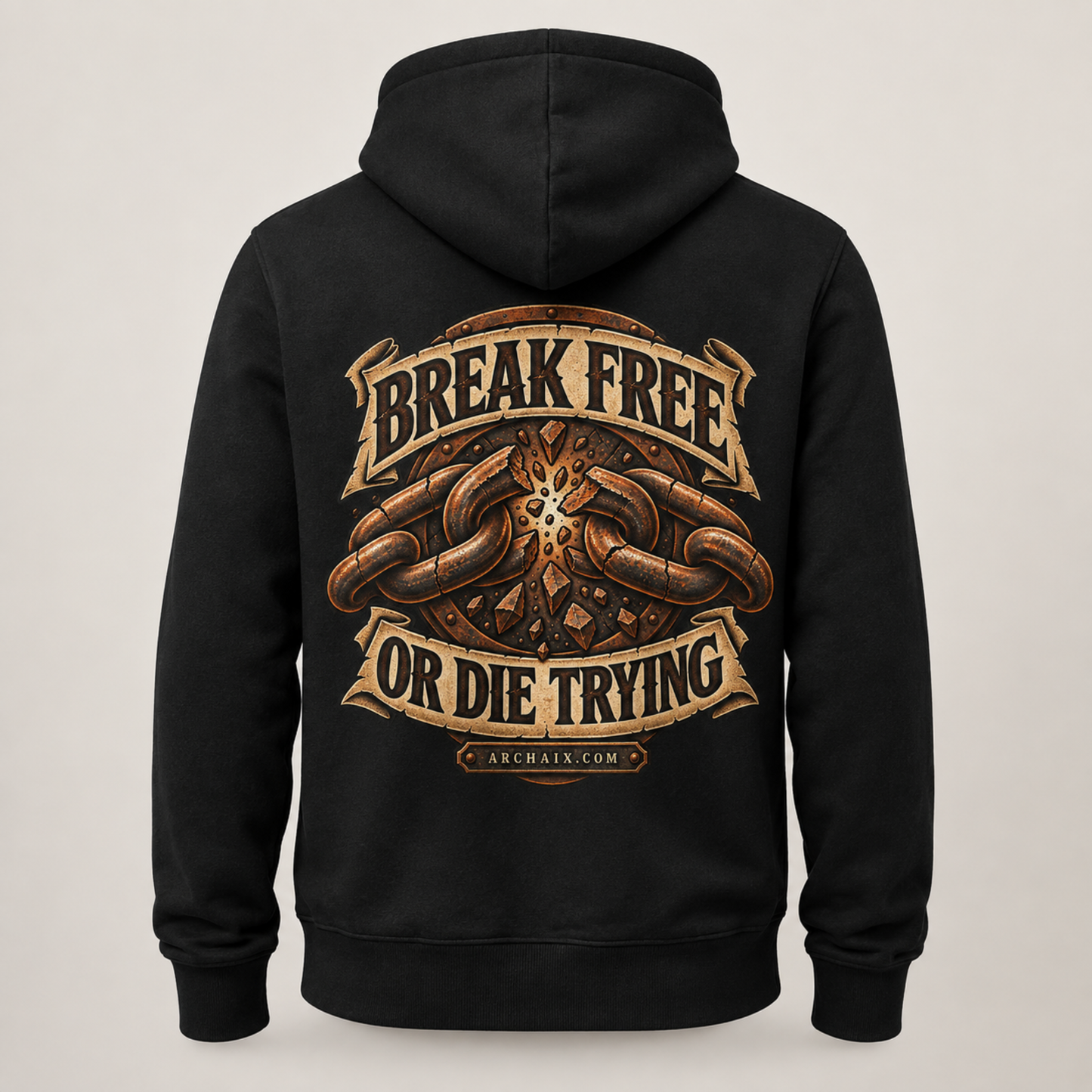 ARCHAIX Break Free or Die Trying hoodie alternate product image