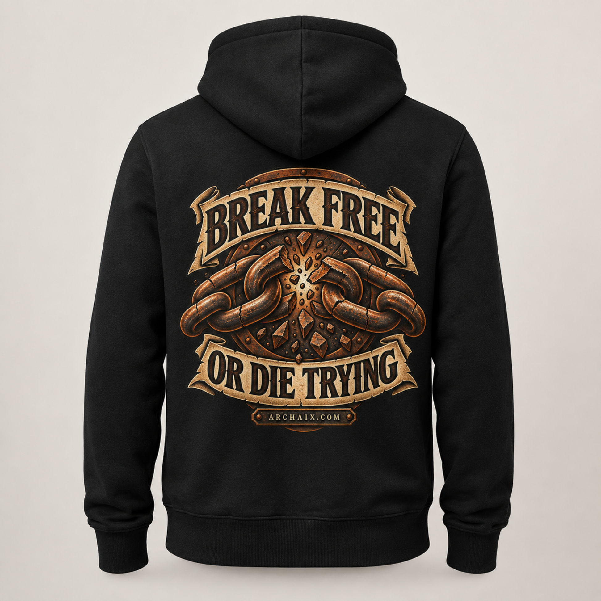 ARCHAIX Break Free or Die Trying hoodie alternate product image