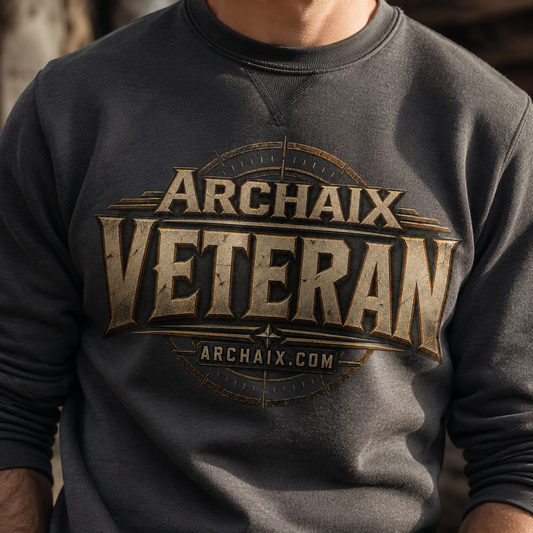 ARCHAIX Veteran crewneck sweatshirt — main product mockup