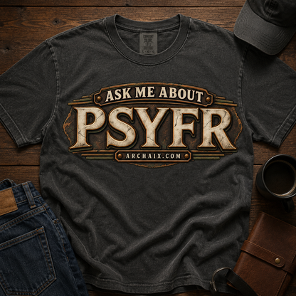 Ask Me About PSYFR T-shirt additional product image