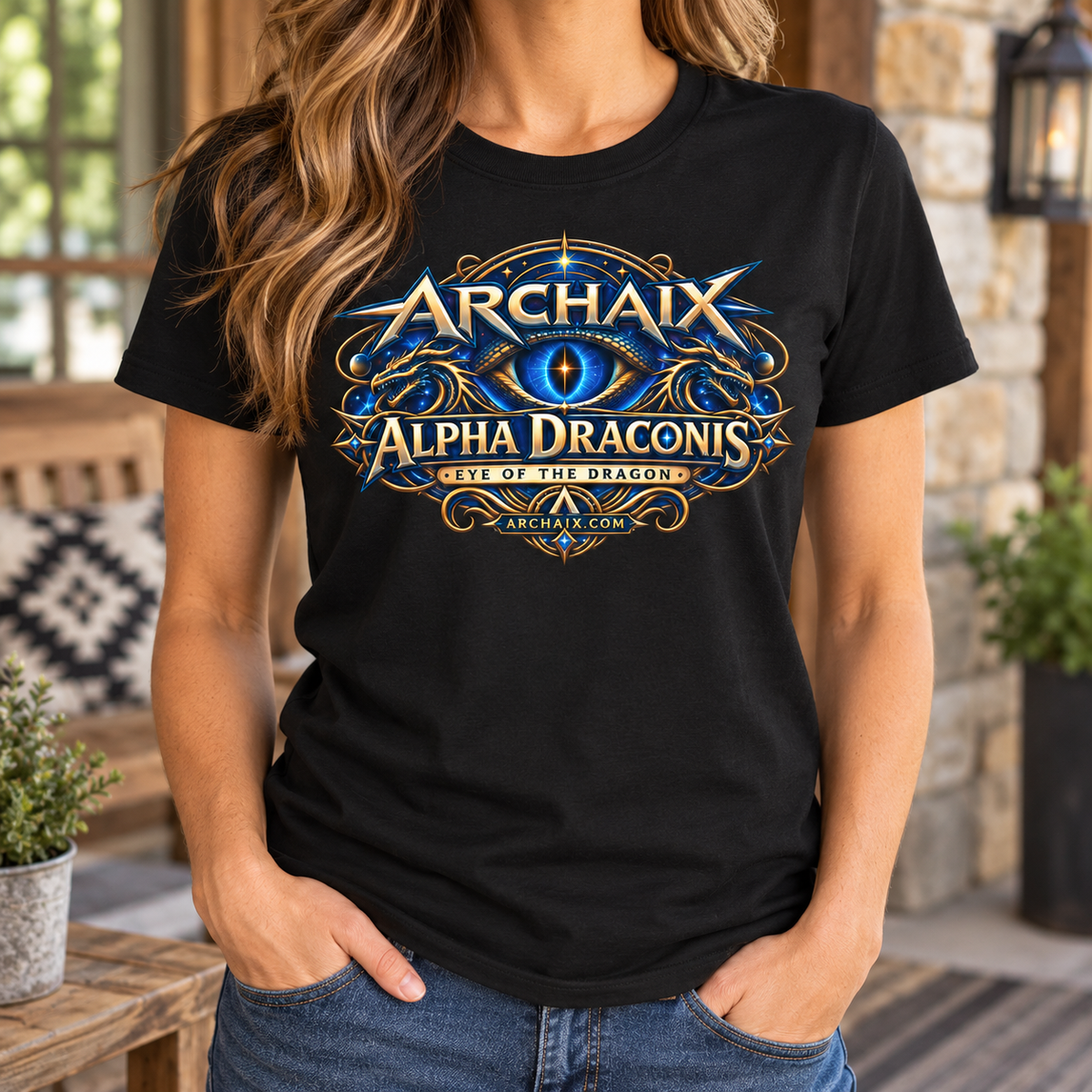 ARCHAIX Alpha Draconis Eye of the Dragon T-shirt main product mockup