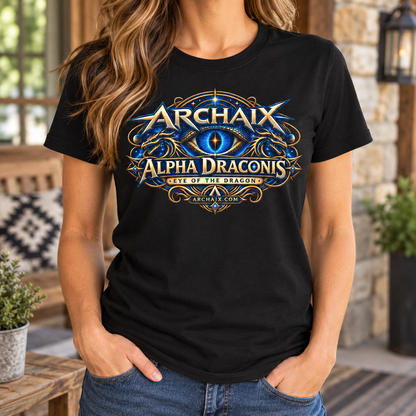 ARCHAIX Alpha Draconis Eye of the Dragon T-shirt main product mockup