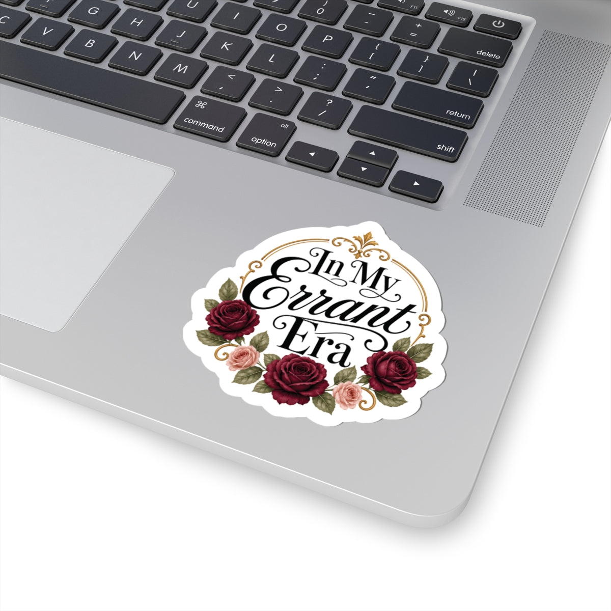 In My Errant Era floral phrase sticker — additional view