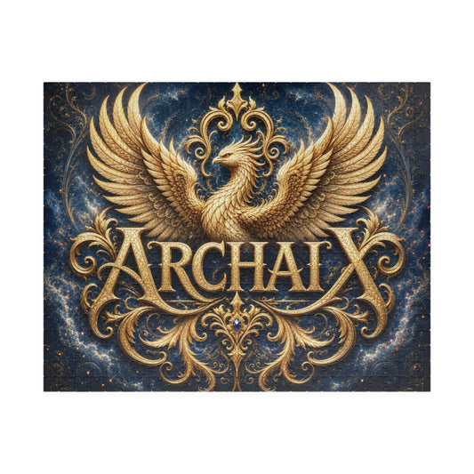 ARCHAIX Blue and Gold Phoenix 520-piece jigsaw puzzle product image