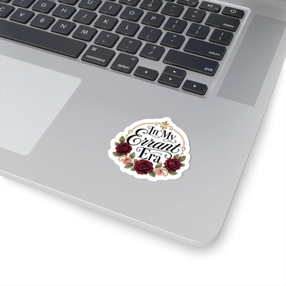 In My Errant Era floral vinyl decal — product view