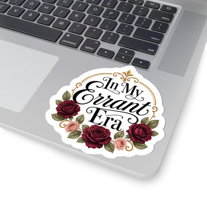 In My Errant Era floral sticker — product image