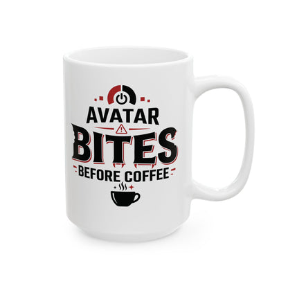 Avatar Bites Before Coffee ceramic mug product image