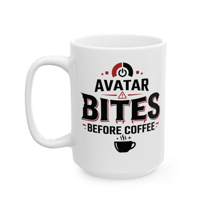 Avatar Bites Before Coffee mug product view