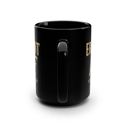 ERRANT AF vintage-style black mug product view