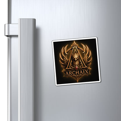 ARCHAIX Black and Gold Phoenix Emblem refrigerator magnet product image