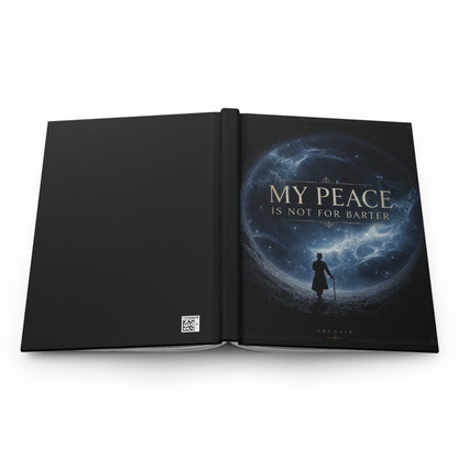ARCHAIX My Peace Is Not for Barter hardcover journal shown open