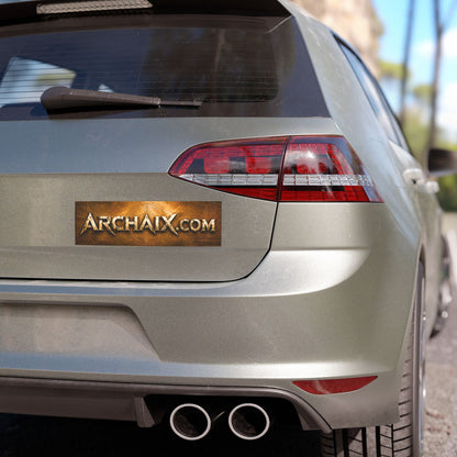 ARCHAIX.COM rustic bronze 10 × 3 car magnet