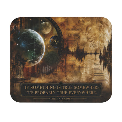 ARCHAIX Stellar Schematics 9 × 8 mouse pad