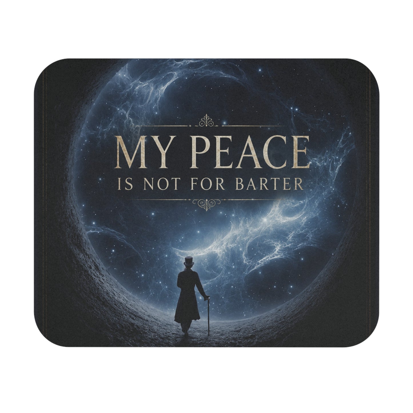 ARCHAIX My Peace Is Not for Barter 9 × 8 mouse pad