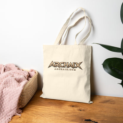 ARCHAIX dimensional wordmark cotton canvas tote product image