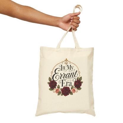 In My Errant Era floral canvas tote product image