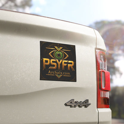 PSYFR Eye Logo Archaix.com 5 × 5 car magnet product image