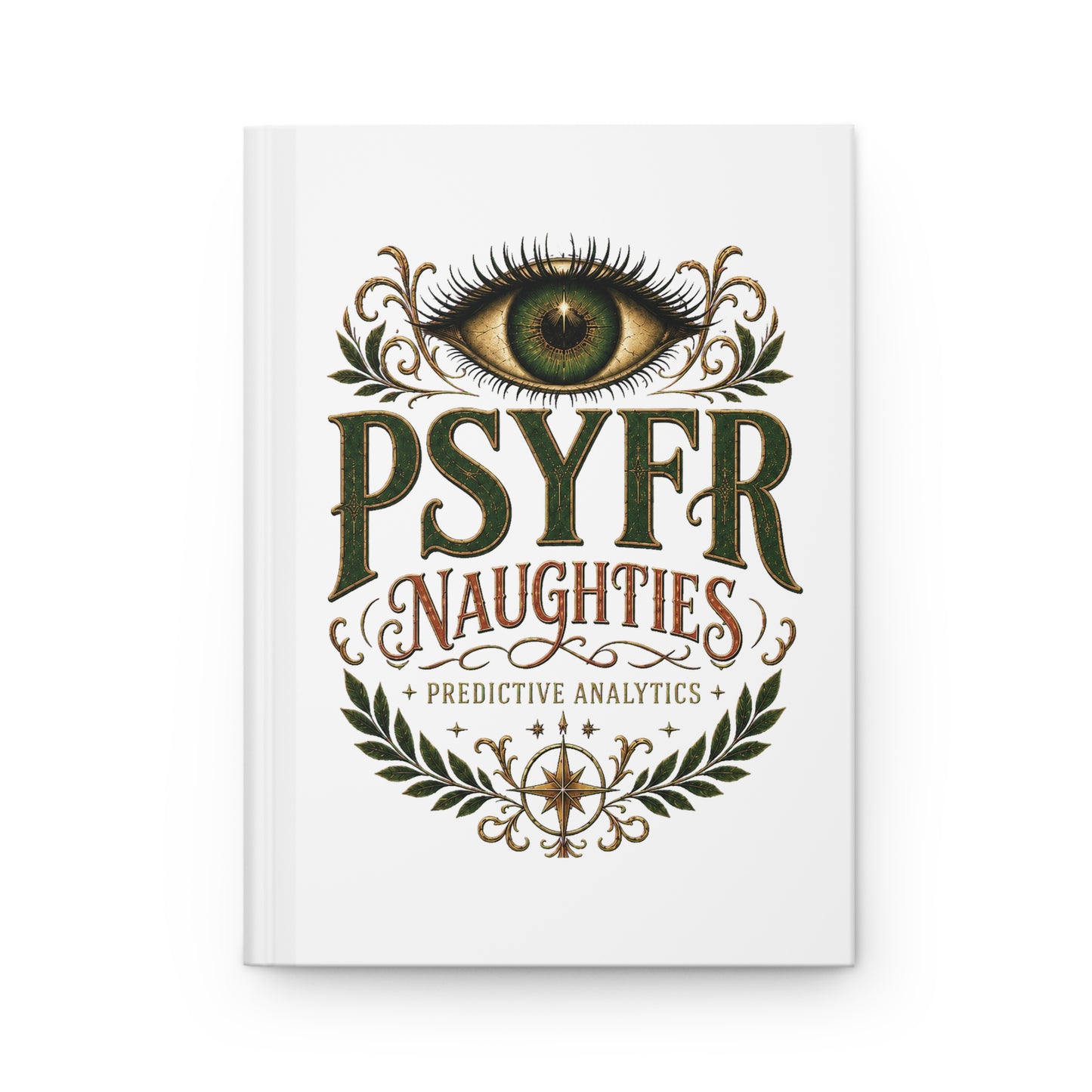 PSYFRnaughties Predictive Analytics Eye hardcover journal product image