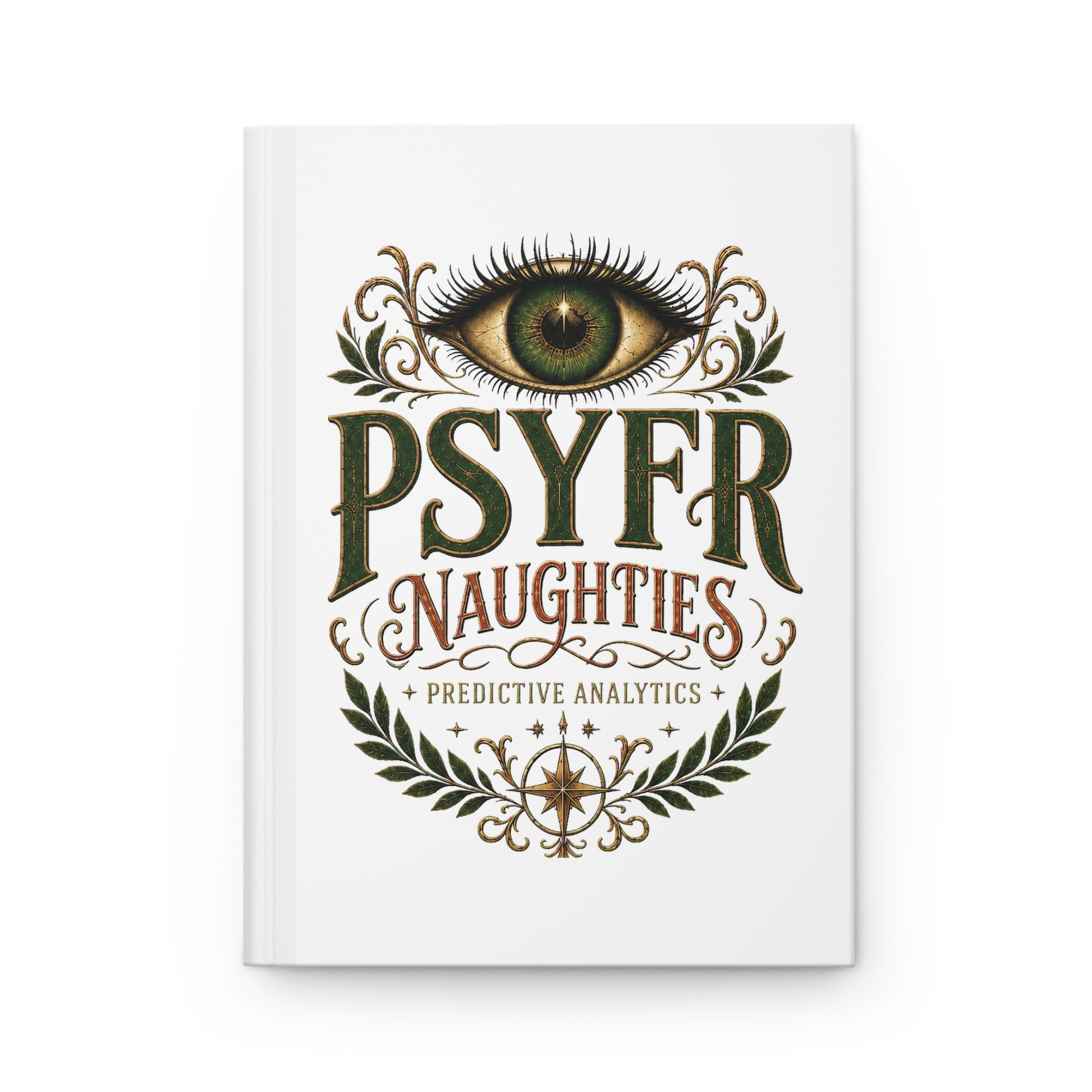 PSYFRnaughties Predictive Analytics Eye hardcover journal product image