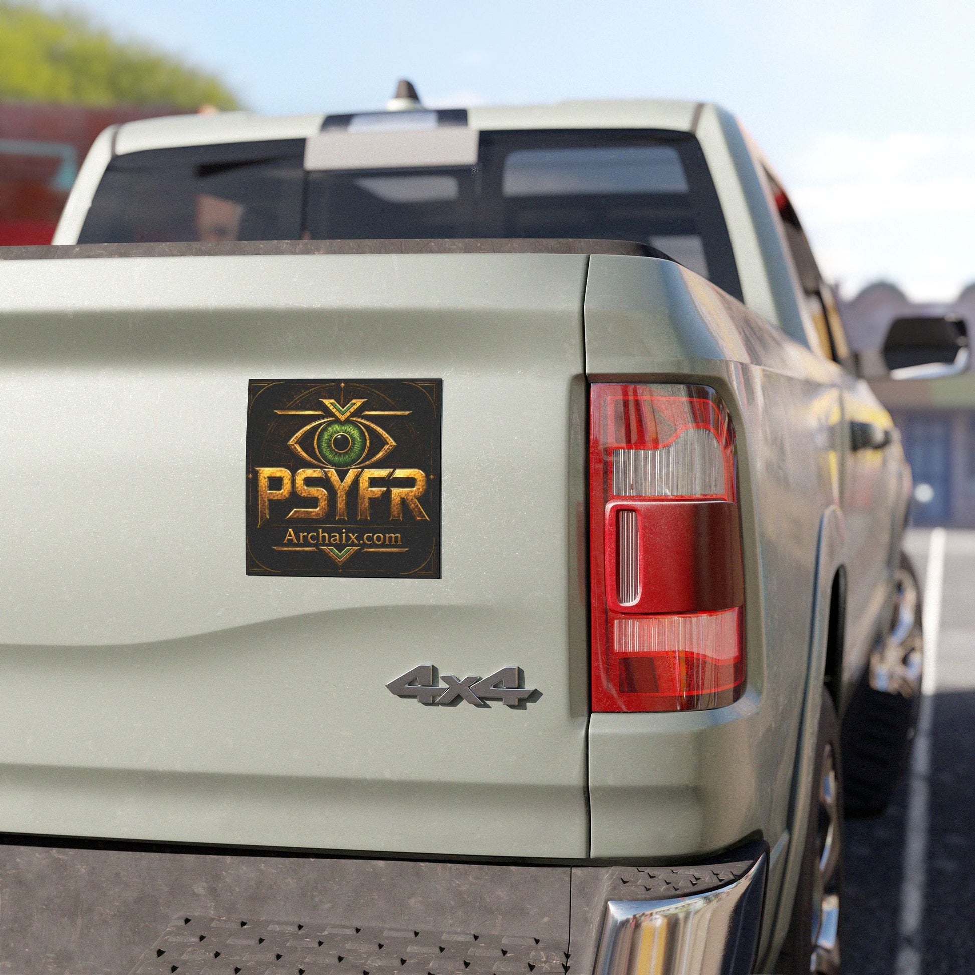 PSYFR Eye Logo Archaix.com 5 × 5 car magnet product image
