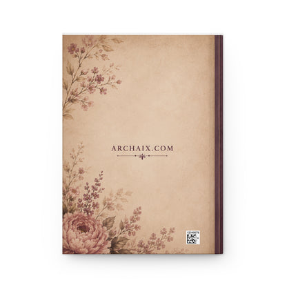In My Errant Era vintage floral hardcover journal