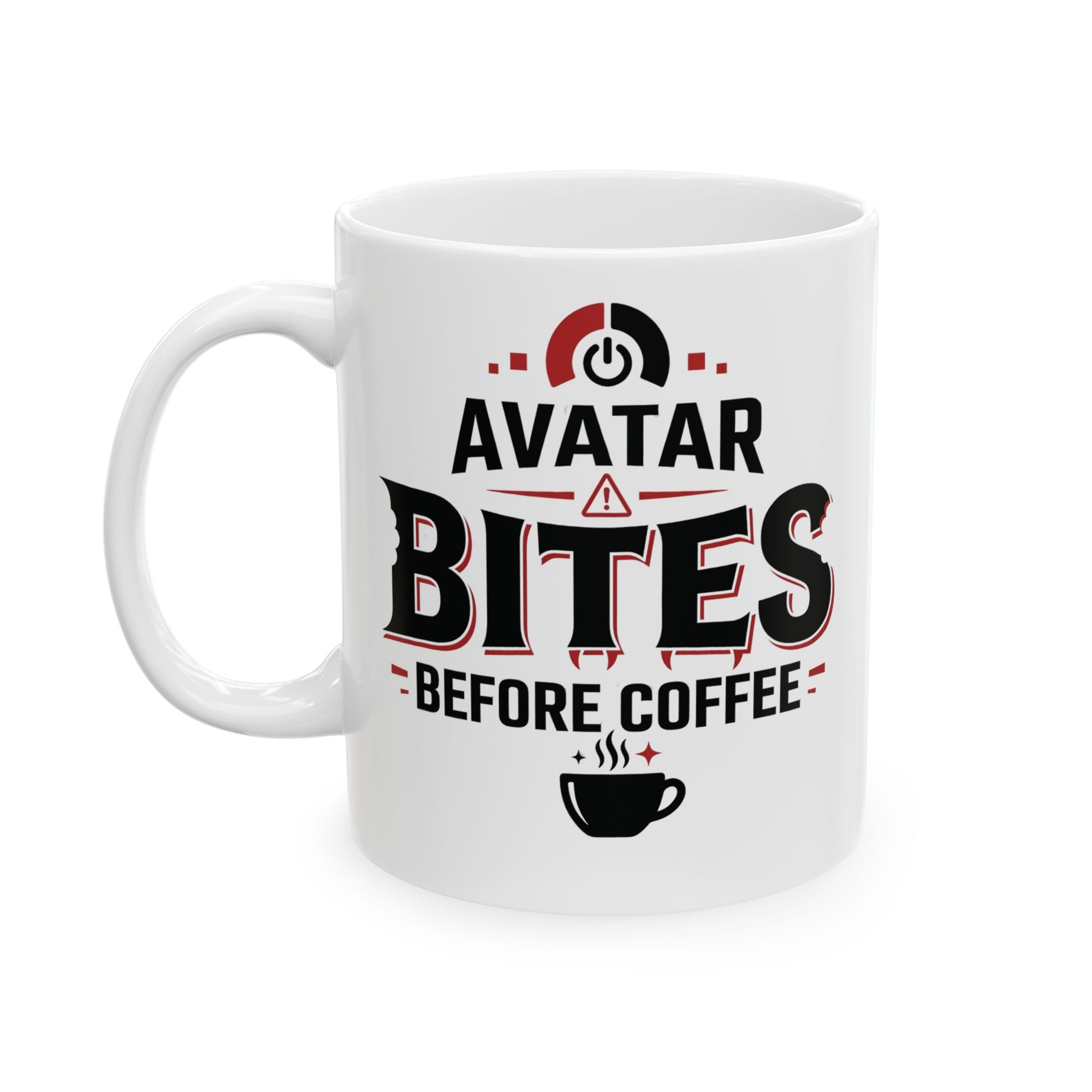 Avatar Bites Before Coffee PSYFR ceramic mug