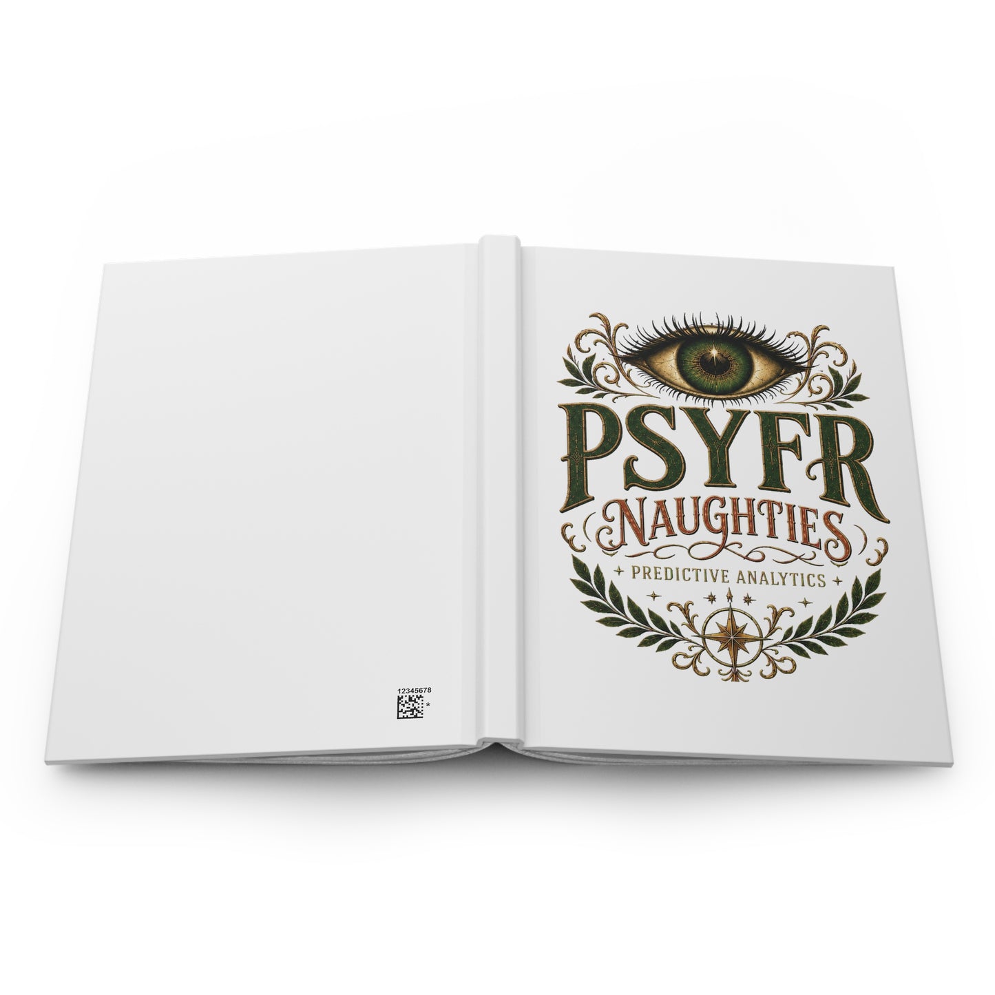 PSYFRnaughties Predictive Analytics Eye hardcover journal product image
