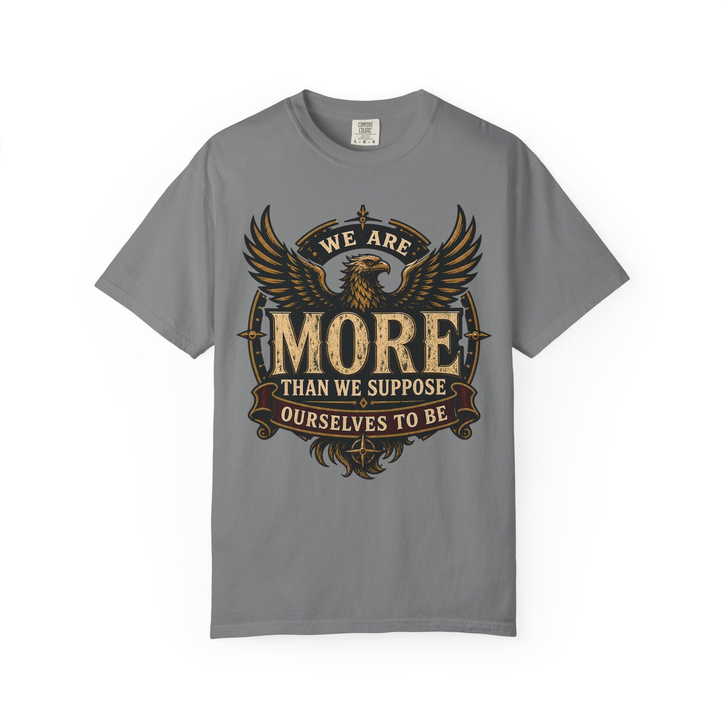 We Are More Than We Suppose Ourselves to Be vintage graphic T-shirt product image