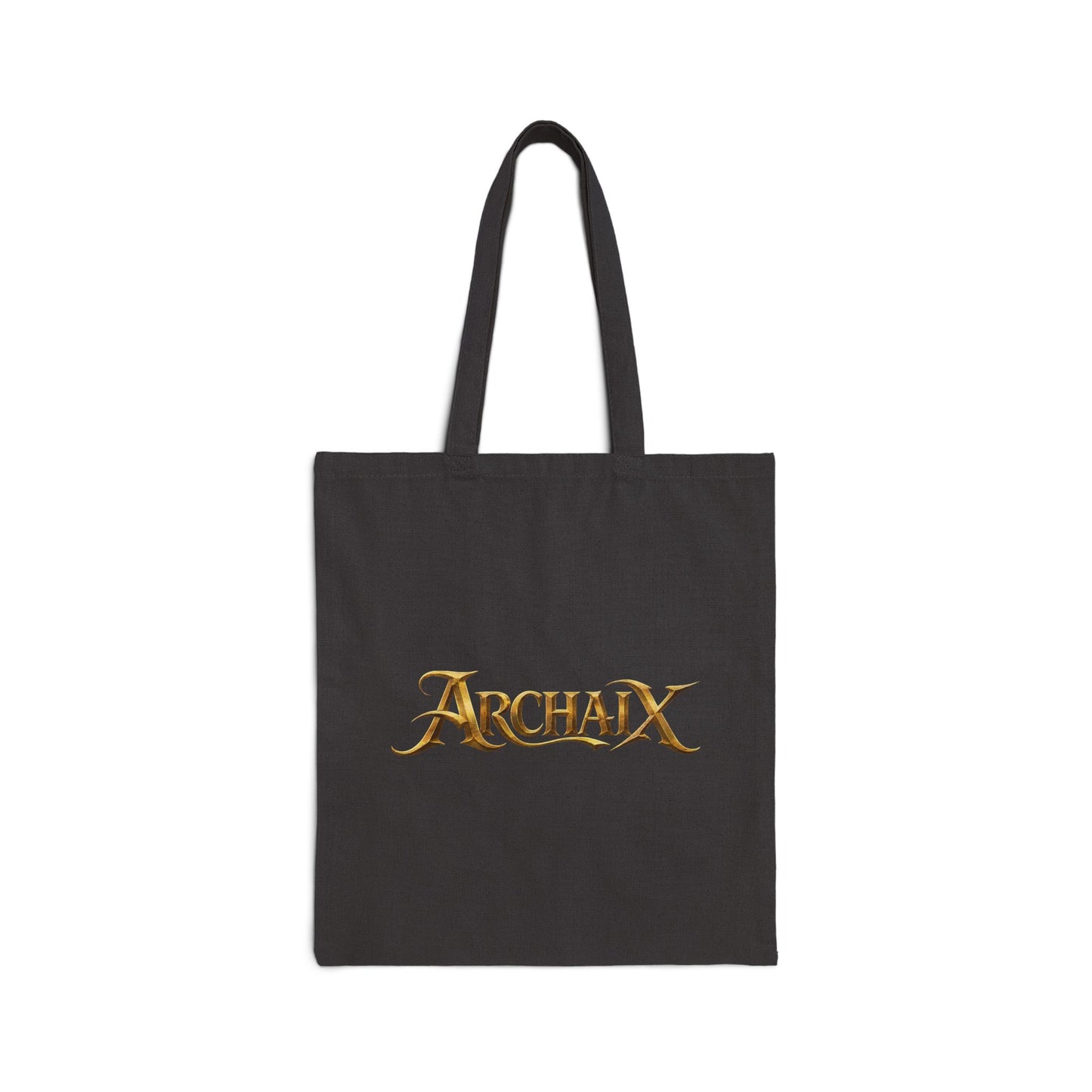 ARCHAIX antique gold wordmark cotton canvas tote product image