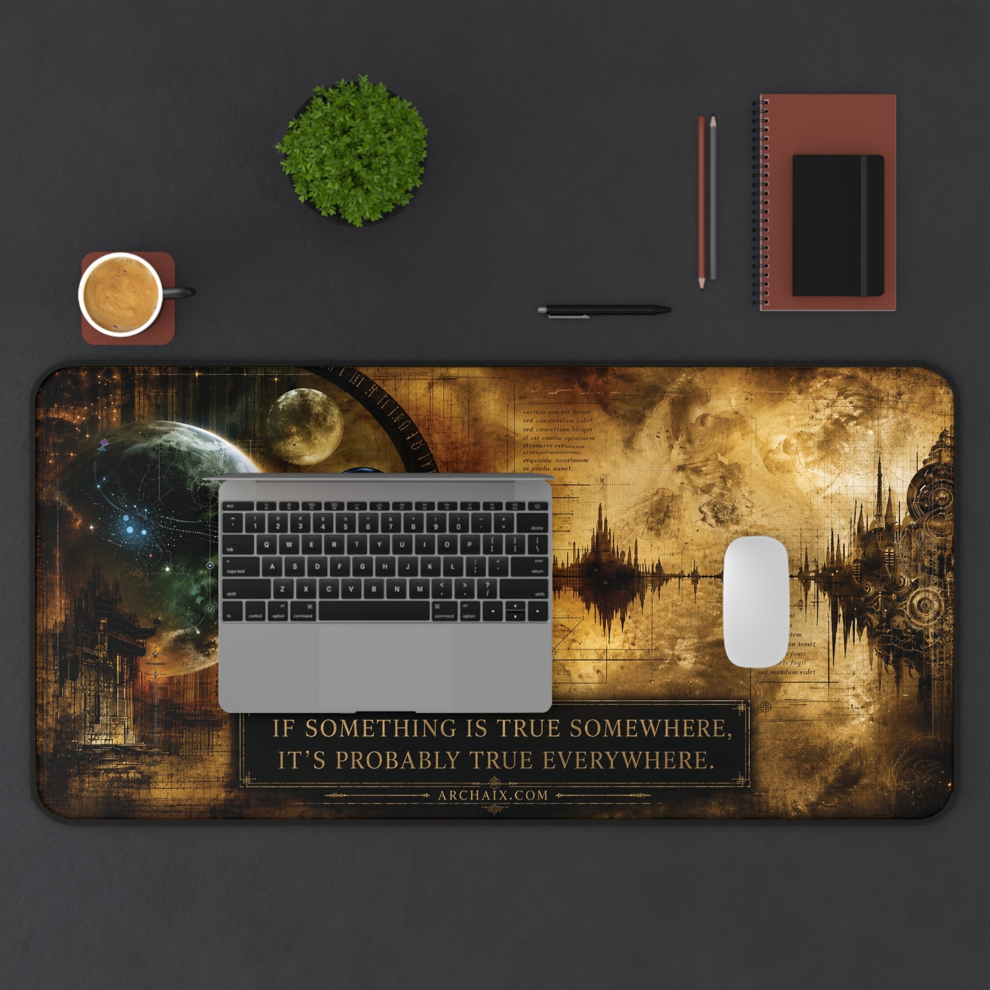ARCHAIX Stellar Schematics 32 × 16 desk mat