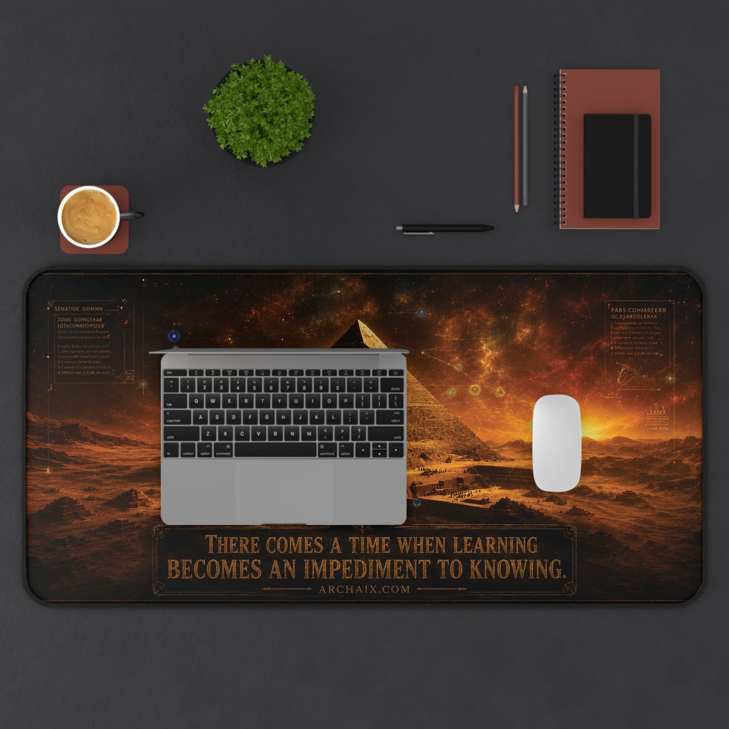 ARCHAIX Impediment to Knowing 32 × 16 desk mat