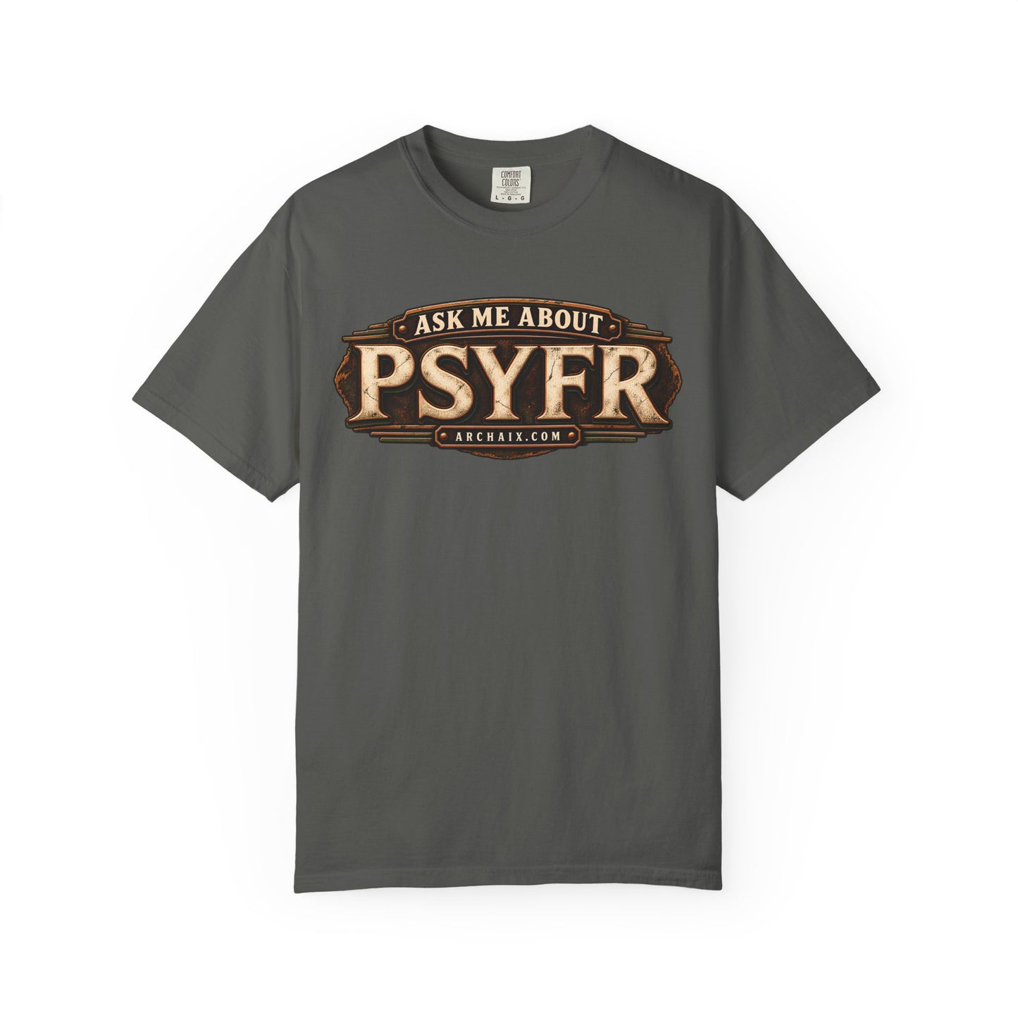 Ask Me About PSYFR T-shirt alternate product view