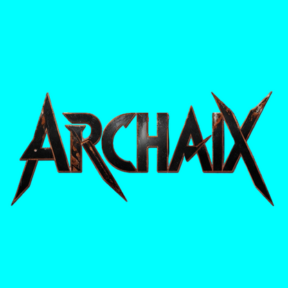Archaix Black Jagged Vintage T-Shirt