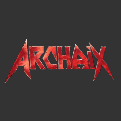 Archaix Red Jagged Vintage T-Shirt