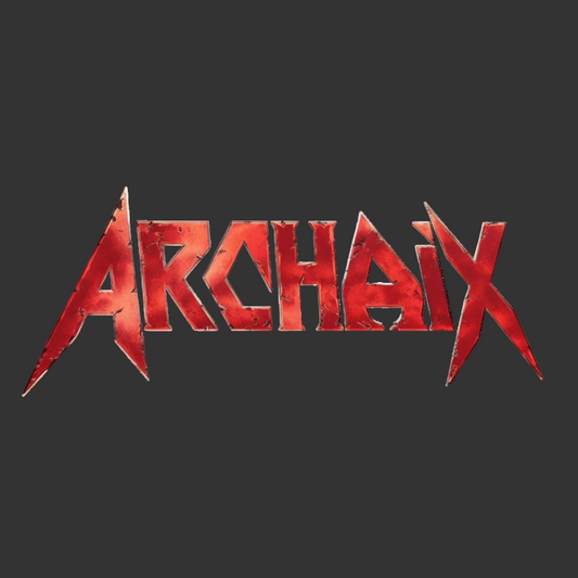Archaix Red Jagged Vintage T-Shirt